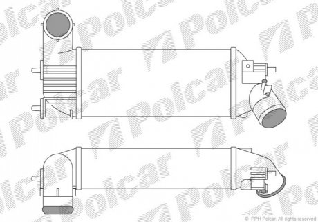 Радиаторы воздуха (Интеркулеры) Polcar 2332J8-1