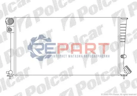 Радіатор охолодження Polcar 235008A5 Купити в Україні