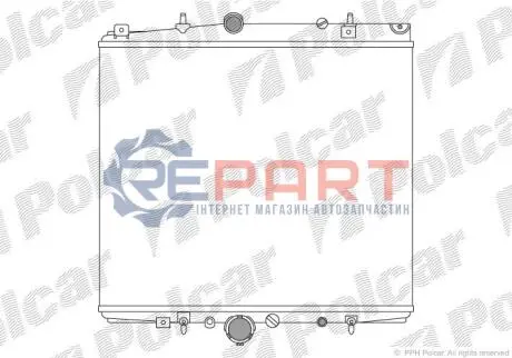 Фото 1 — Радиаторы охлаждения Polcar (238108A2) Фото Радиаторы охлаждения Polcar (238108A2) изображение 1