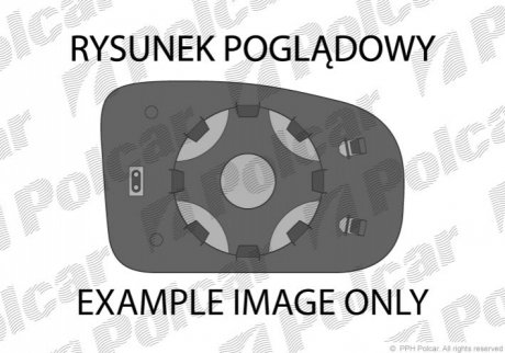 Вклад дзеркала зовнішнього Polcar 2396544E (фото 1)