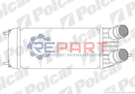 Радіатори повітря (Інтеркулери) Polcar 2397J81 Купити в Україні