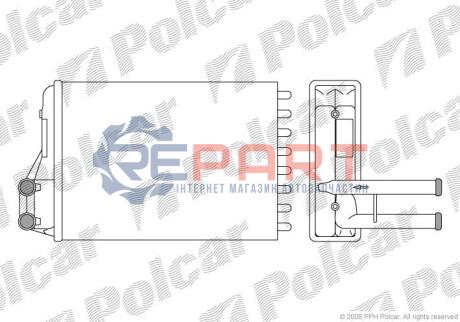 Радиаторы обогрева Polcar 2402N8-1