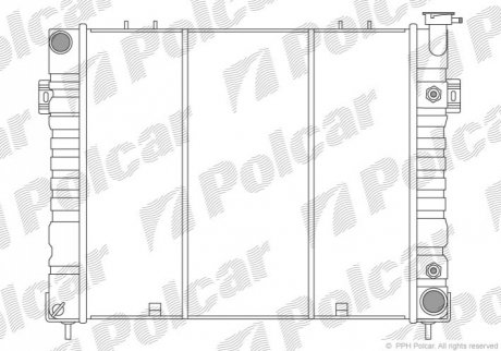 Радиаторы охлаждения Polcar 240608-4