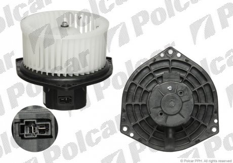 Вентилятор салону Chevrolet Aveo 1.2-1.5 09.02- Polcar 2500NU1