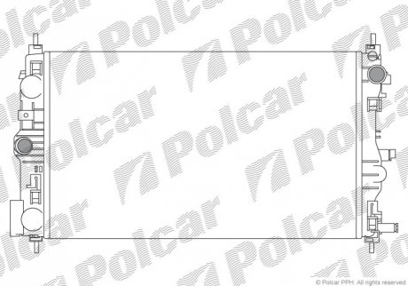 Радіатори охолодження Polcar 250808-1 (фото 1)