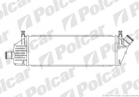 Радиаторы воздуха (Интеркулеры) Polcar 2707J81X