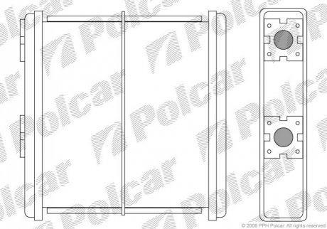 Радиаторы обогрева Polcar 2728N8A1 (фото 1)