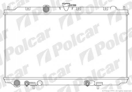 Радиаторы охлаждения Polcar 273408-1 (фото 1)