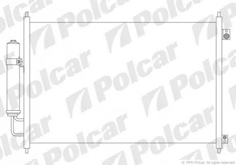 Радиаторы кондиционера Polcar 2747K81K