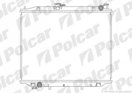 Радиаторы охлаждения Polcar 2770084K