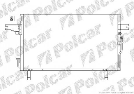 Радиаторы кондиционера Polcar 2781K8C3