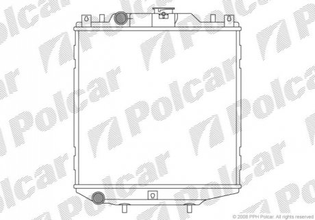 Радіатор охолодження Polcar 290108A1