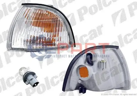 Фото Вказівник повороту передній Polcar (291020-E) зображення 1