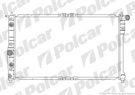 Радиаторы охлаждения Polcar 292308A2 (фото 1)