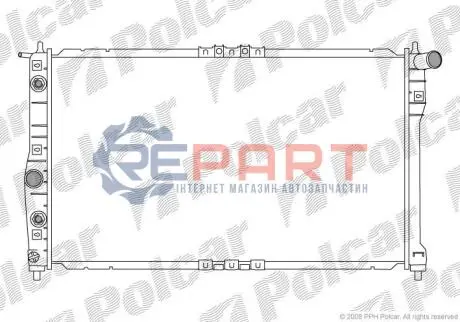Фото Радіатор охолодження Polcar (292308A2) зображення 1