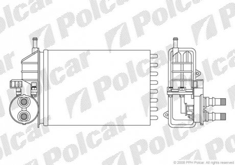 Радіатор обігріву Polcar 3002N81 (фото 1)