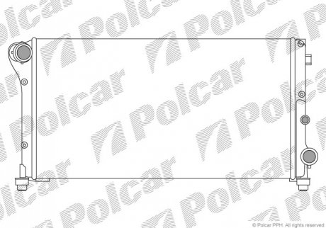 Радіатор охолодження Polcar 300308A3 (фото 1)