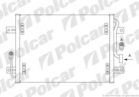 Радіатори кондиціонера Polcar 3005K8C1