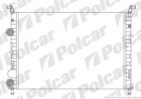 Радіатор охолодження Polcar 300608B2 (фото 1)