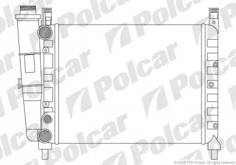 Радіатор охолодження Polcar 301608-5