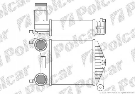 Радиаторы воздуха (Интеркулеры) Polcar 3017J81X (фото 1)