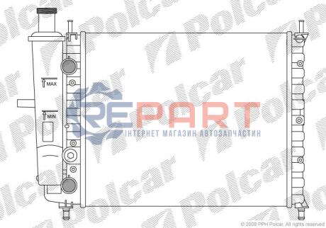 Радіатор охолодження Polcar 301808-5 (фото 1)