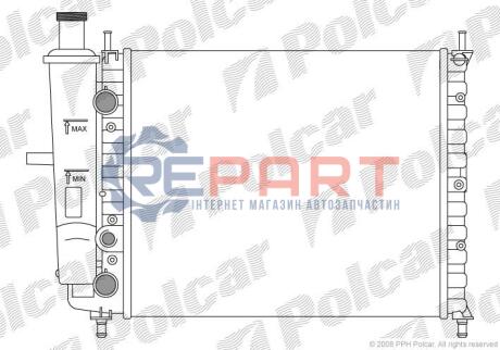 Радиаторы охлаждения Polcar 301808A0 (фото 1)