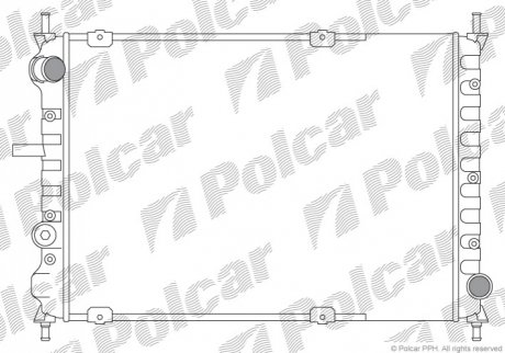 Радіатор охолодження Polcar 301808A2