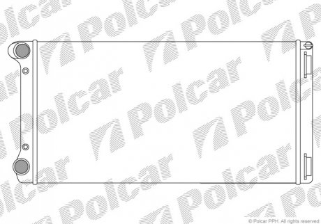 Радиатор двигателя Polcar 302208A2 (фото 1)
