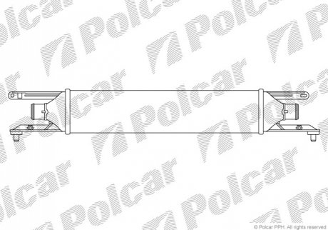 Радіатор повітря (Інтеркулер) Polcar 3024J82
