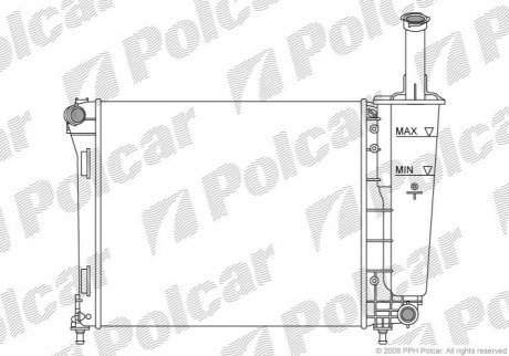 Радиатор охлаждения Polcar 3035081X