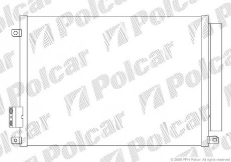 Радіатор кондиціонера Polcar 3035K81X