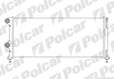 Радіатор охолодження Polcar 304008A5 (фото 1)