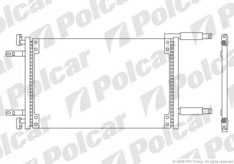 Радиатор кондиционера Polcar 3040K82X (фото 1)