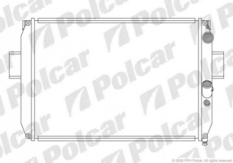 Радіатор охолодження Polcar 305008A6 (фото 1)