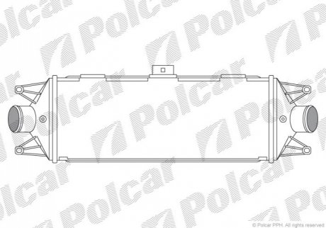 Радіатор повітря (Інтеркулер) Polcar 3052J81 (фото 1)