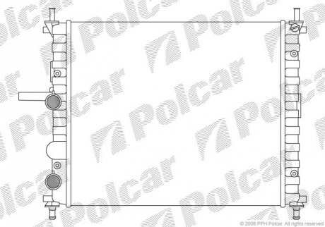 Радіатор охолодження Polcar 3065082