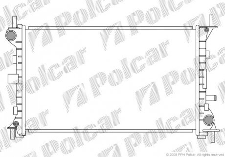 Радіатор охолодження Polcar 3201083 (фото 1)