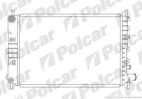 Радіатори охолодження Polcar 320608-3