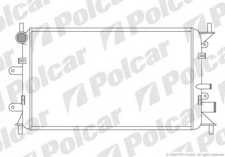 Радіатор охолодження Polcar 320608A1 (фото 1)