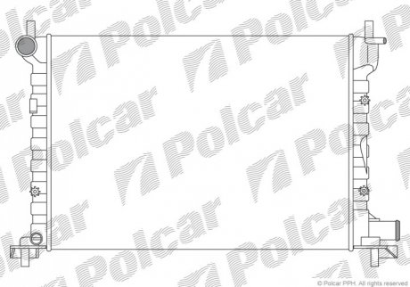 Радиатор охлаждения Polcar 321008A2 (фото 1)