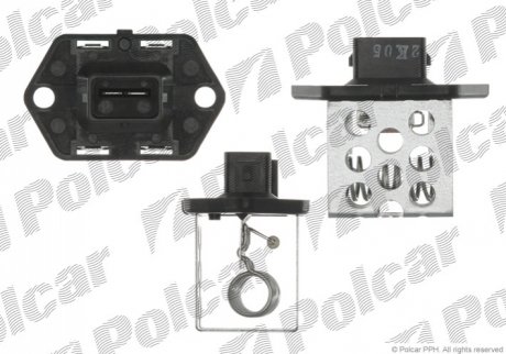 Блок управління вентилятора Polcar 3218KST-1