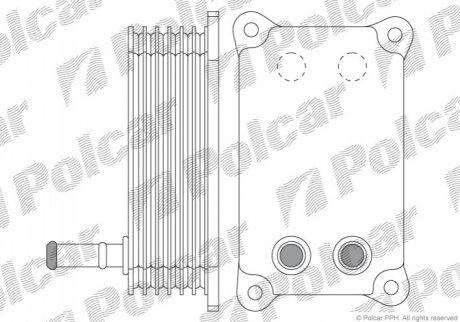 Масляний охолоджувач Polcar 3218L81