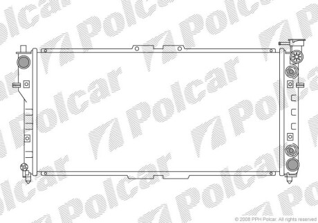 Радіатори охолодження Polcar 322508-2