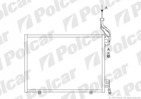 Радиаторы кондиционера Polcar 3238K82X