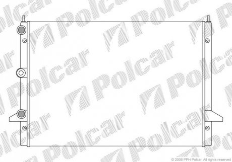 Радиатор двигателя Polcar 324008A2 (фото 1)
