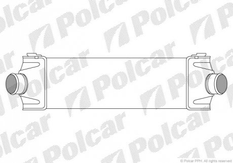 Радиатор воздуха (Интеркулер) Polcar 3248J81 (фото 1)