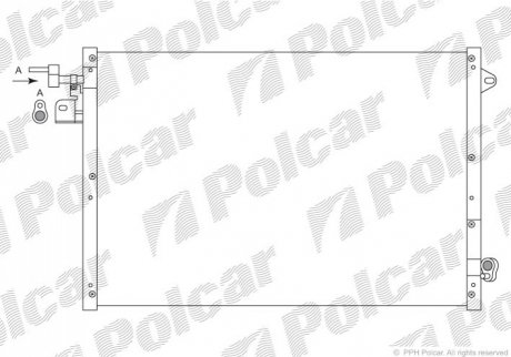 Радіатори кондиціонера Polcar 3253K8C1