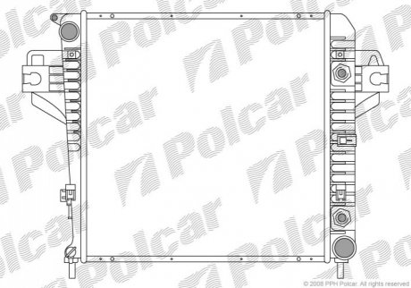 Радіатори охолодження Polcar 341008-1 (фото 1)