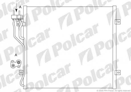 Радиаторы кондиционера Polcar 3410K8C1